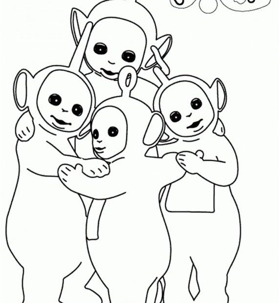 Teletubisie kolorowanki